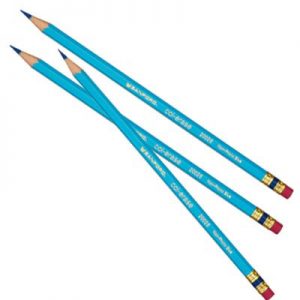 DRAWING PENCIL NON PHOTO BLUE COL-ERASE  (12)