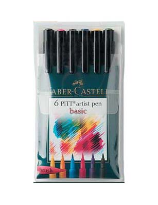 Faber-Castell PITT Artist Brush 6-set Basic