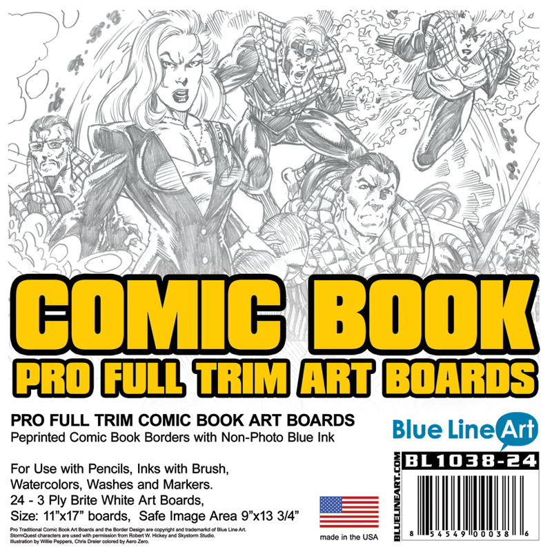 PRO FULL TRIM COMIC BOOK BOARDS (24SH)
