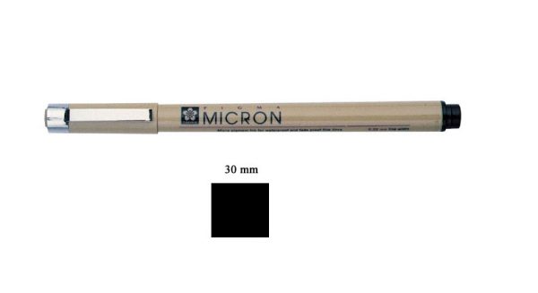 Pigma Micron  .30mm black