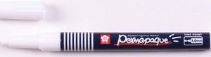 Permapaque opaque fine pt. Pen - WHITE