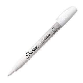 Sharpie Paint Markers- White Fine Point (Water based)