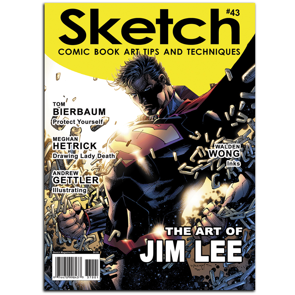 SKETCH MAGAZINE #43 (Jim Lee) | Blue Line Pro